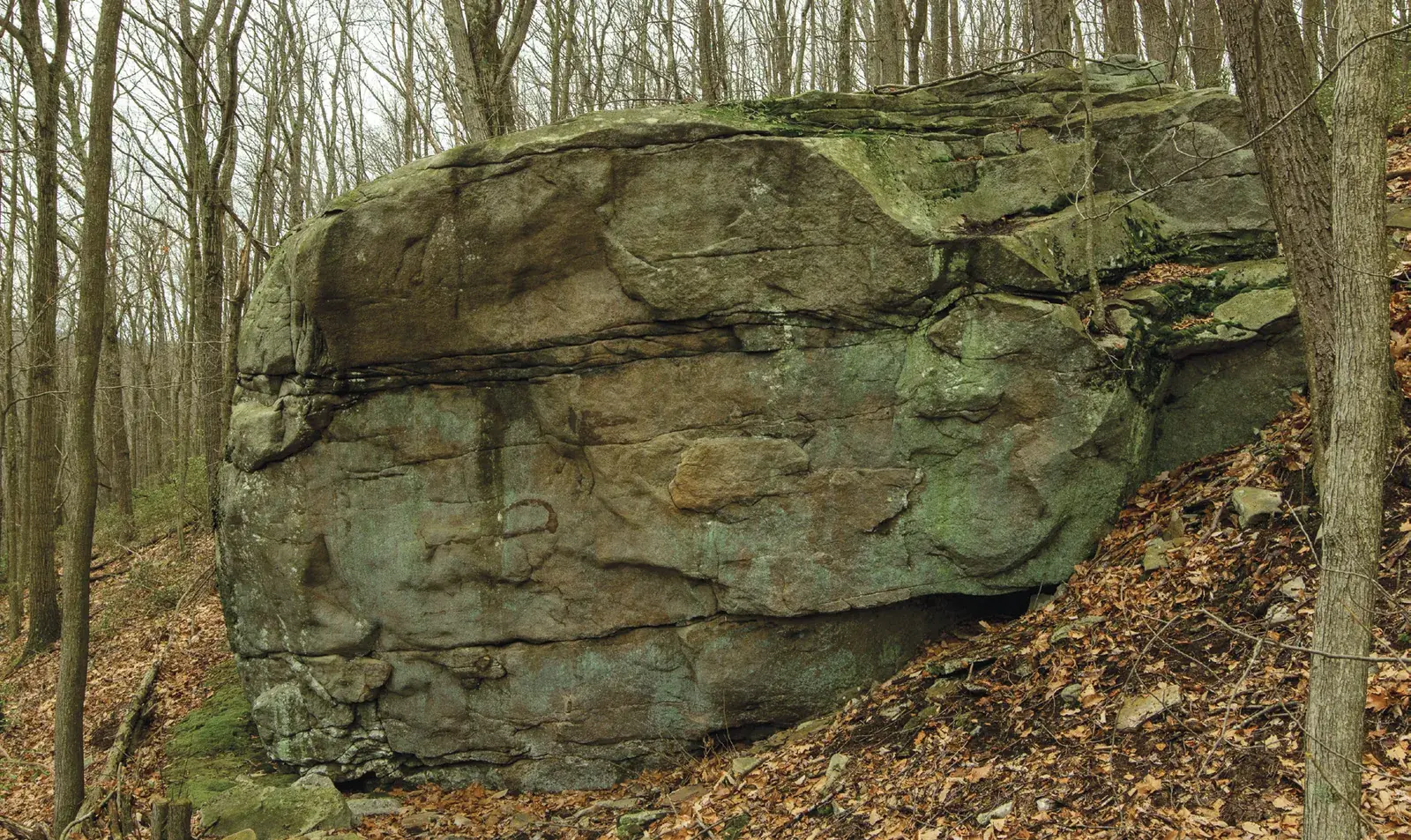 Problems on Trailside Boulder, east face