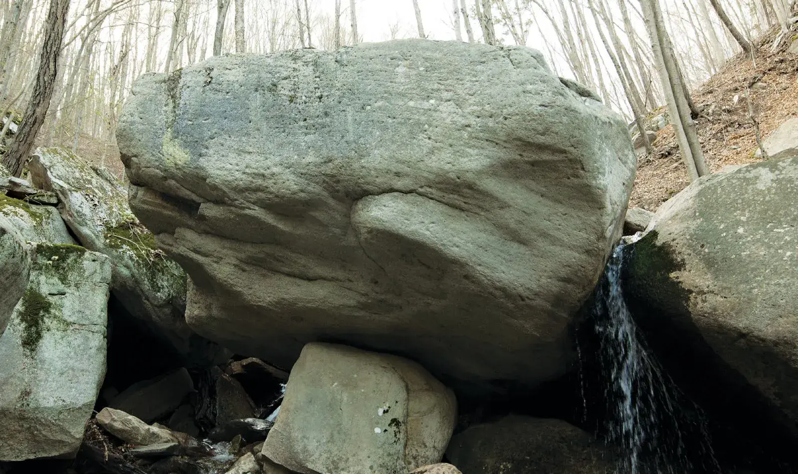 Devil’s Grasp on the Spear Gun Boulder boulder
