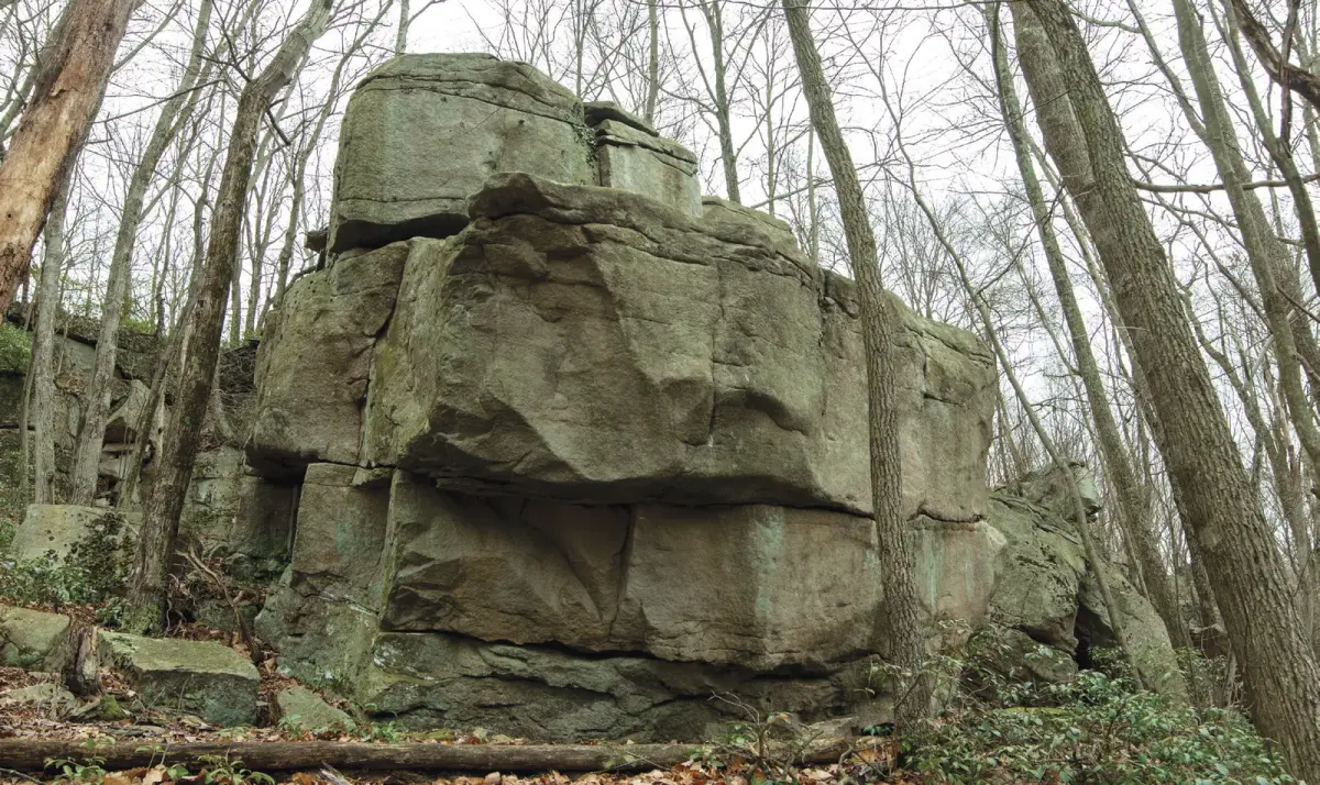 Crown of Thorns, the main line of Forever Ending, on the Watchtower Boulder boulder