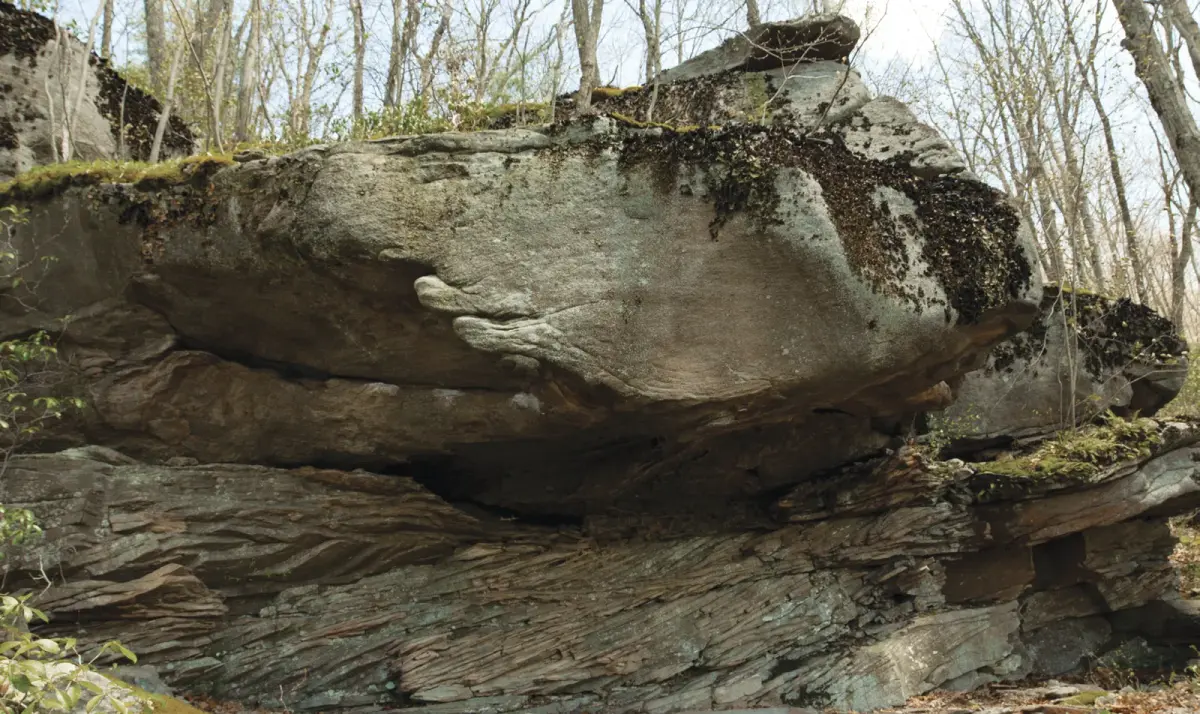 Elephants of Hunger, the main line of Dumbo, on the Band Rock boulder
