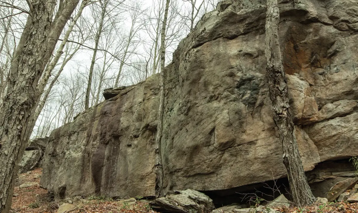 After Thought on the Wall Boulder boulder